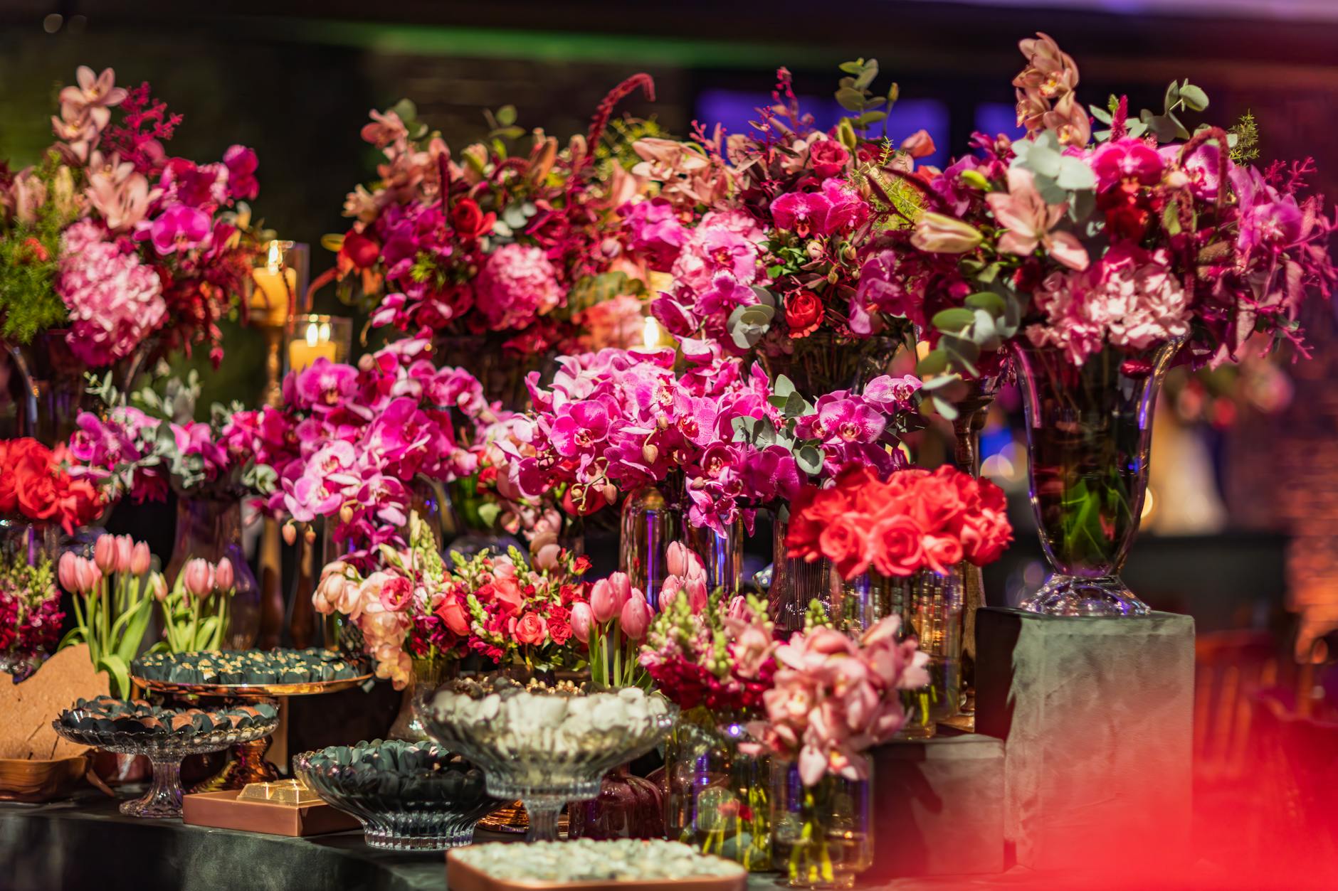 Event floral decoration by Flora Flicks